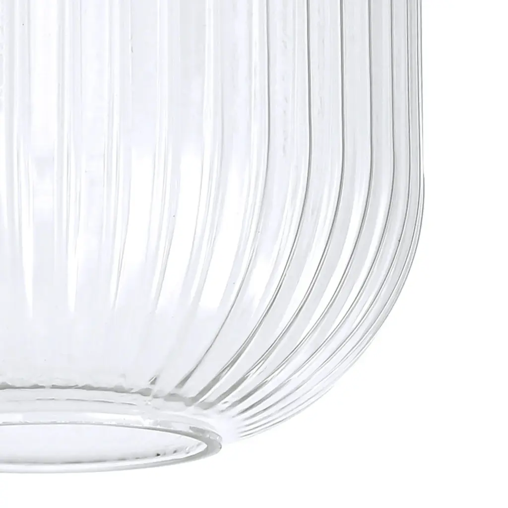 Meel 20cm Cylinder Clear Glass Shade