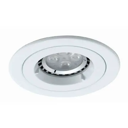 Twistlock IP65 Downlight in Matt White