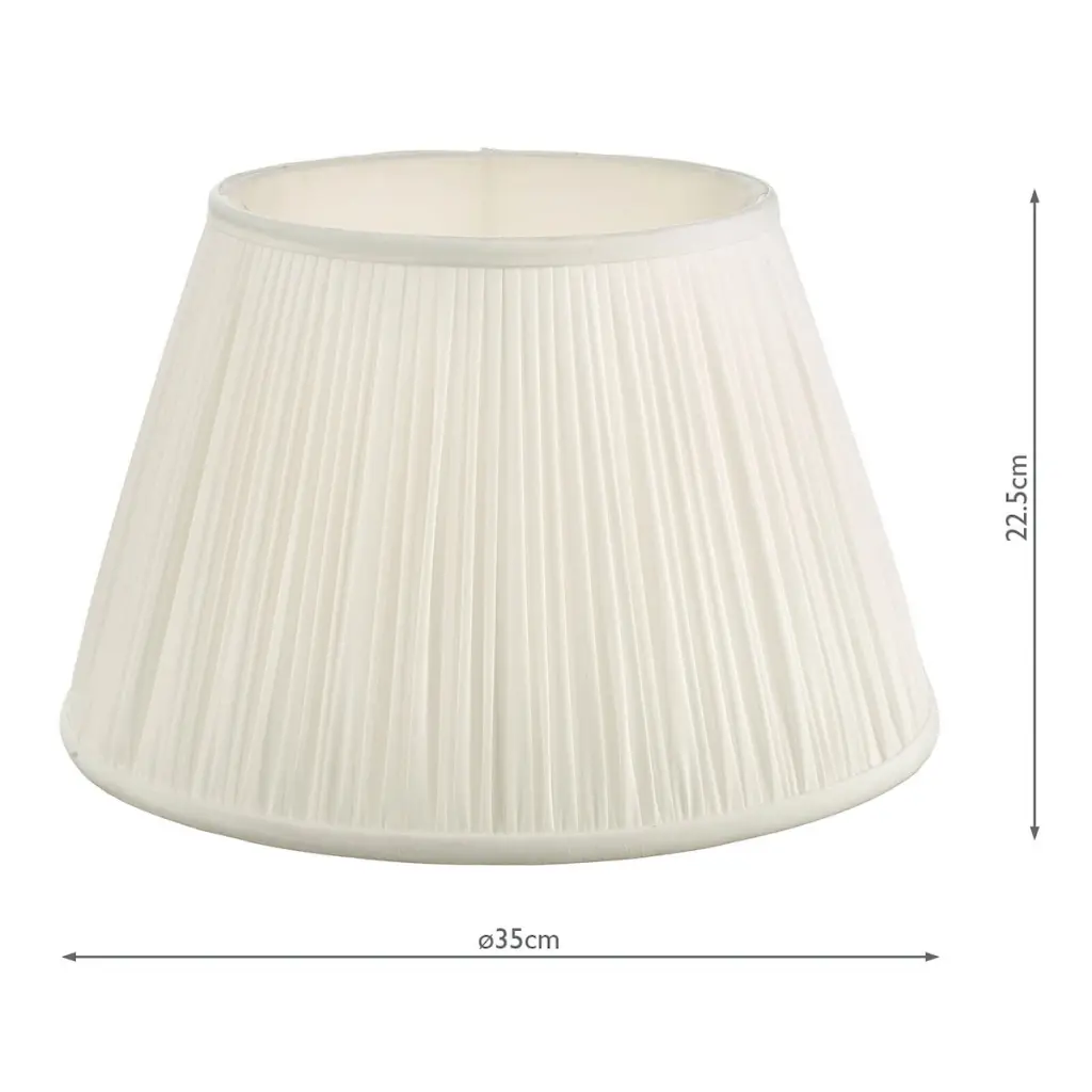 Ulyana 350mm Ivory Shade
