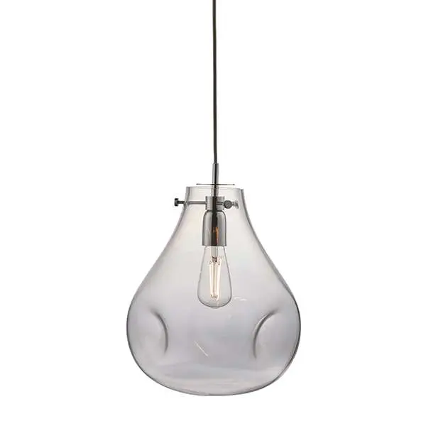 Utopia Glass Pendant with Dimpled Finish