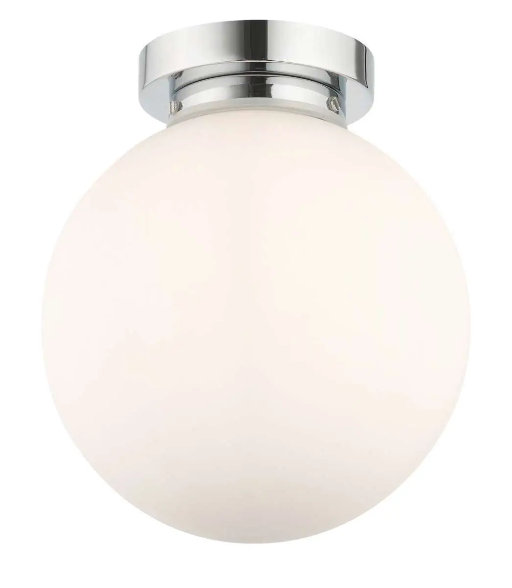Vanity 1 Light Flush Polished Chrome IP44
