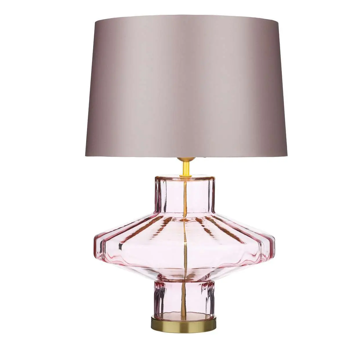 Vienna Pink Glass Table Lamp