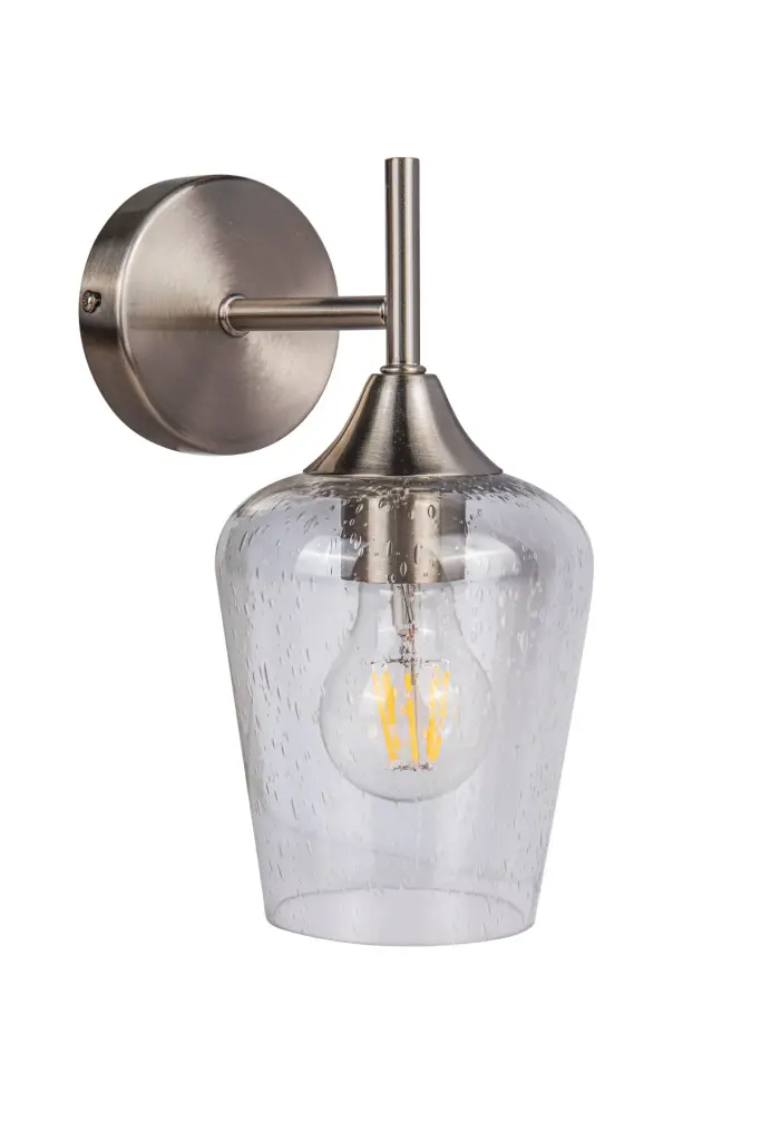 Vino Single Satin Chrome Wall Light