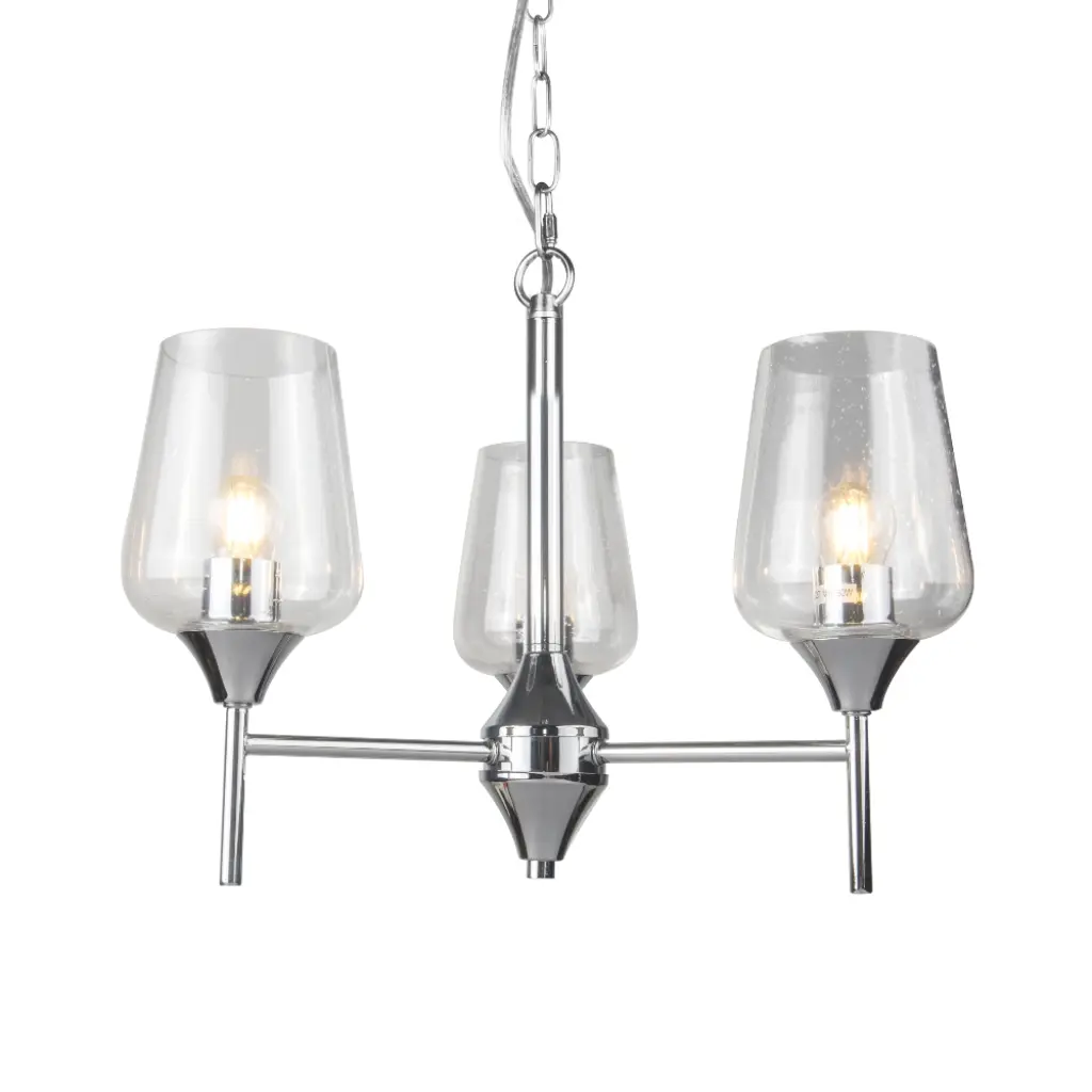 Vino 3 Light Polished Chrome Pendant