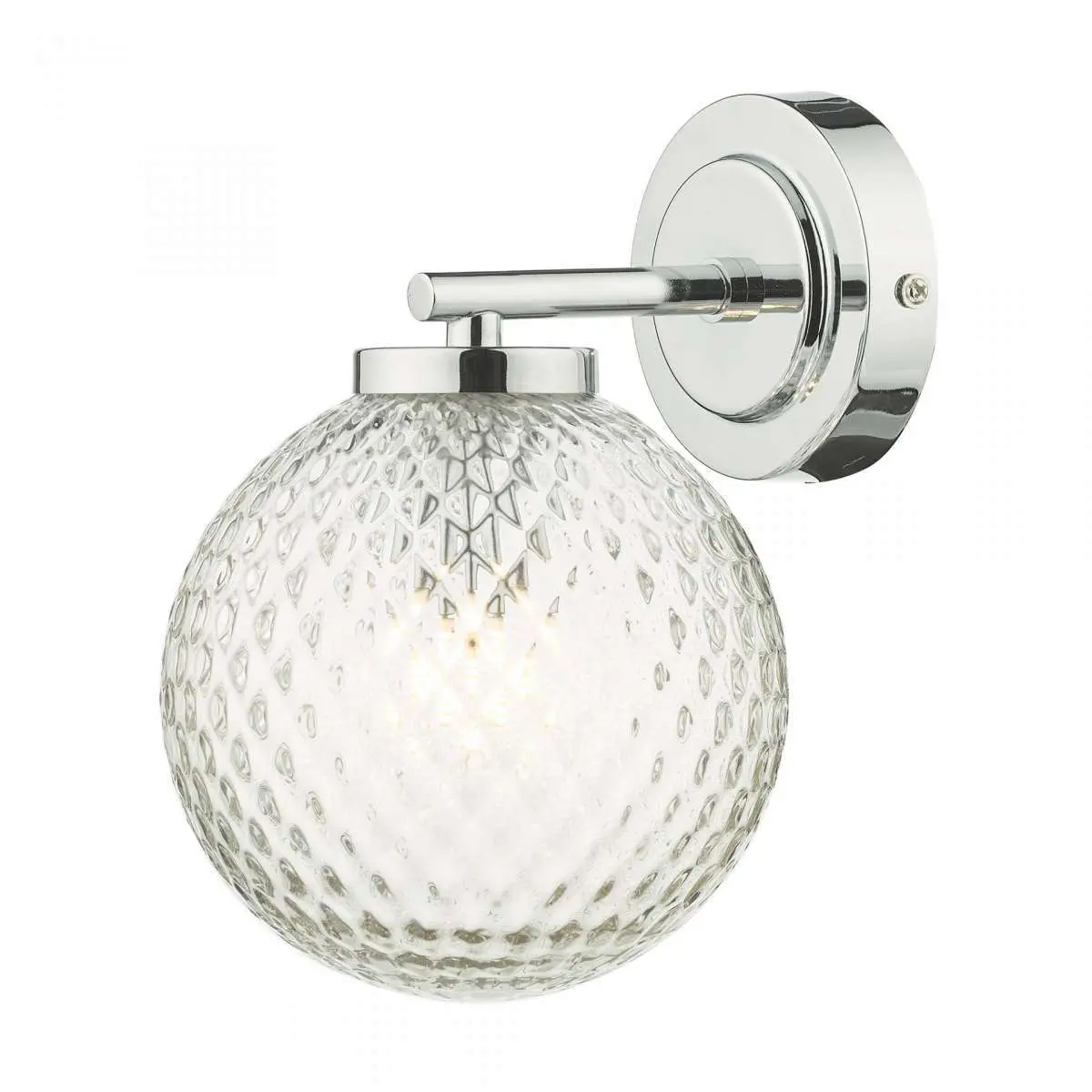 Wayne Wall Light Polished Chrome Glass IP44