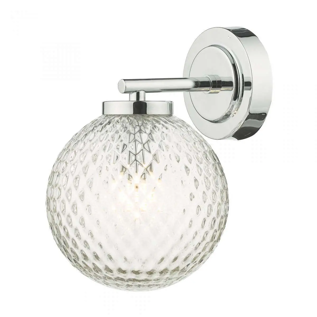 Wayne Wall Light Polished Chrome Glass IP44