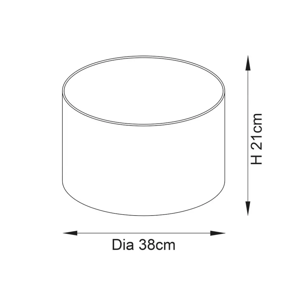 Satin Mink Shade 380mm