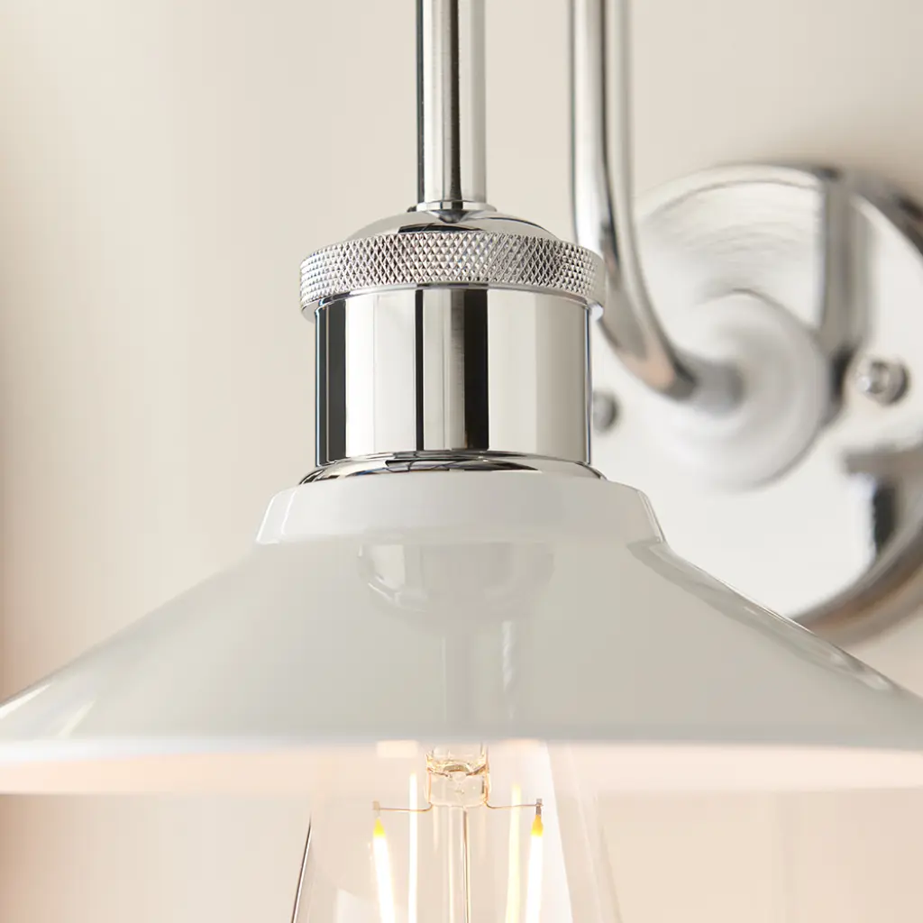 The Anglers Wall Light in Chrome