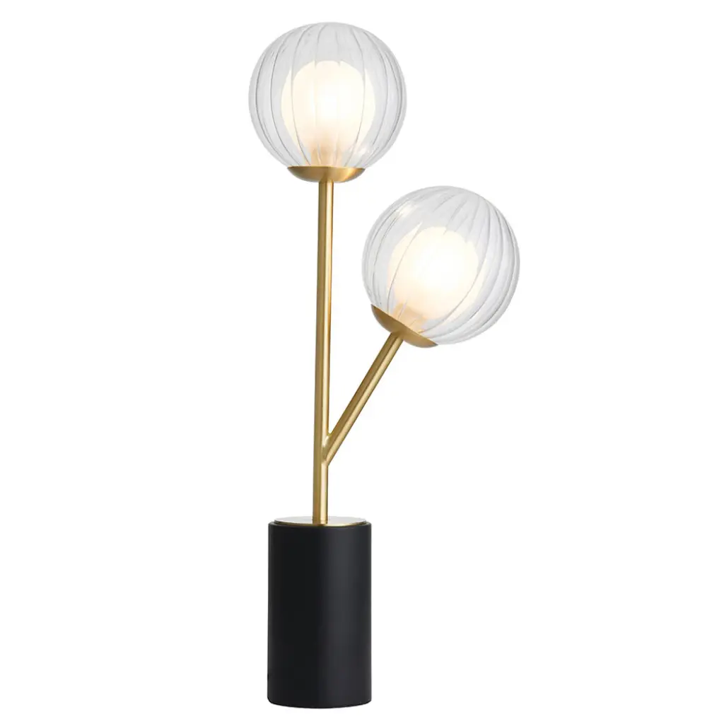 March Table Lamp in Satin Brass