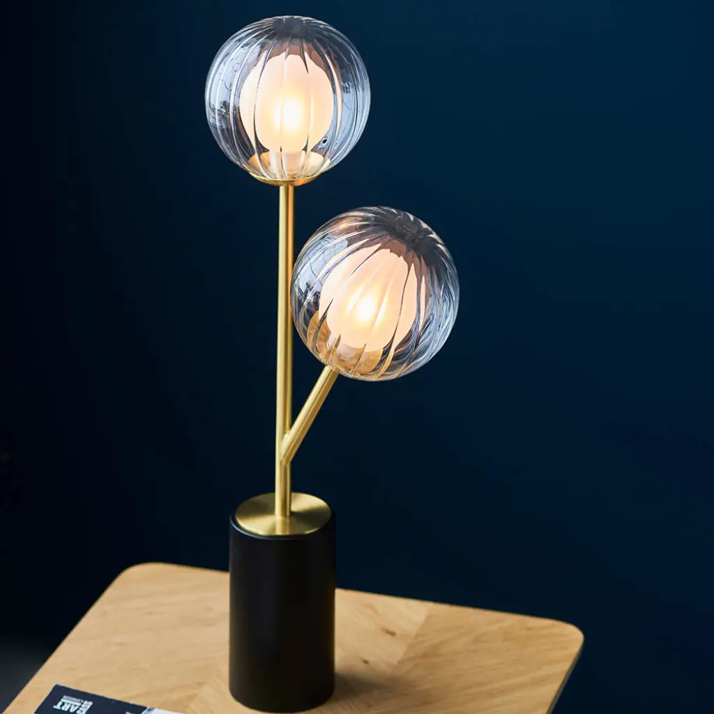 March Table Lamp in Satin Brass