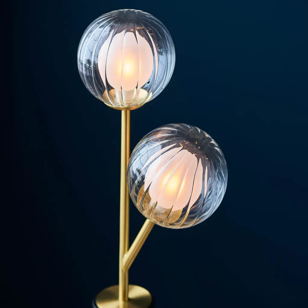 March Table Lamp in Satin Brass