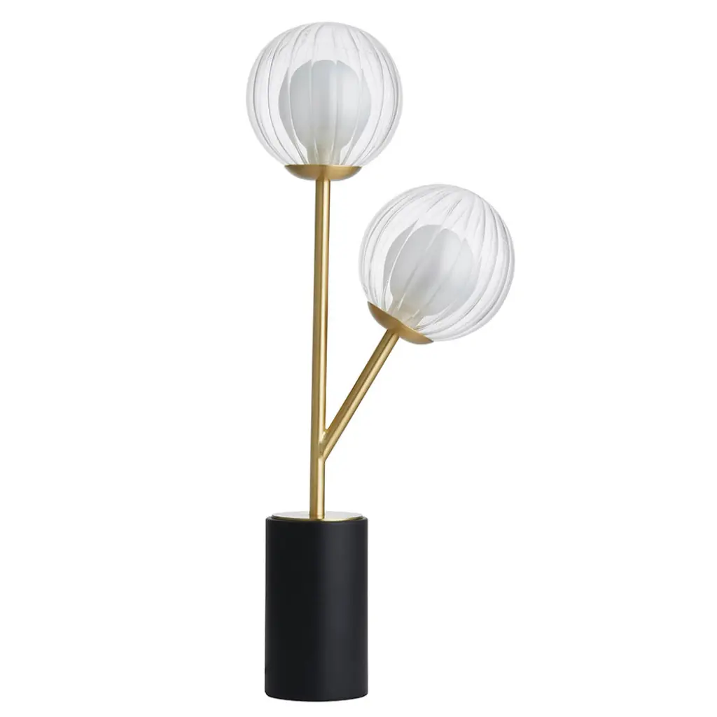 March Table Lamp in Satin Brass