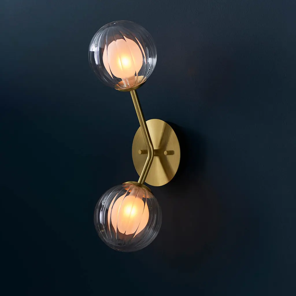 March Wall Light in Satin Brass