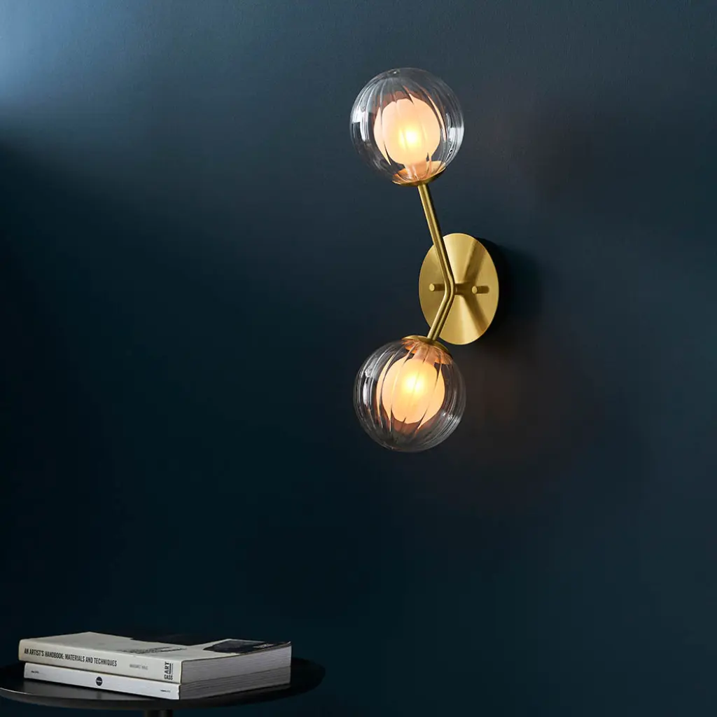 March Wall Light in Satin Brass