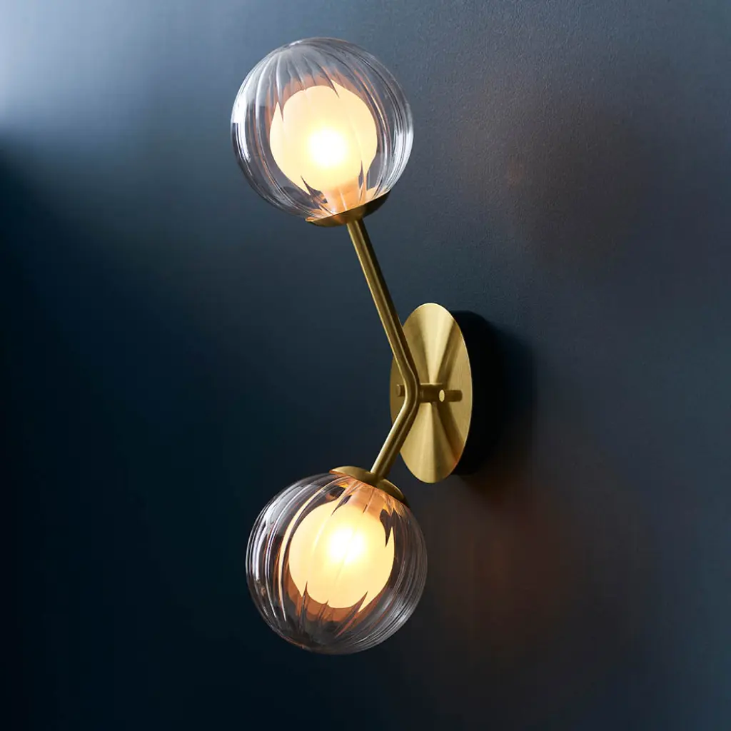March Wall Light in Satin Brass