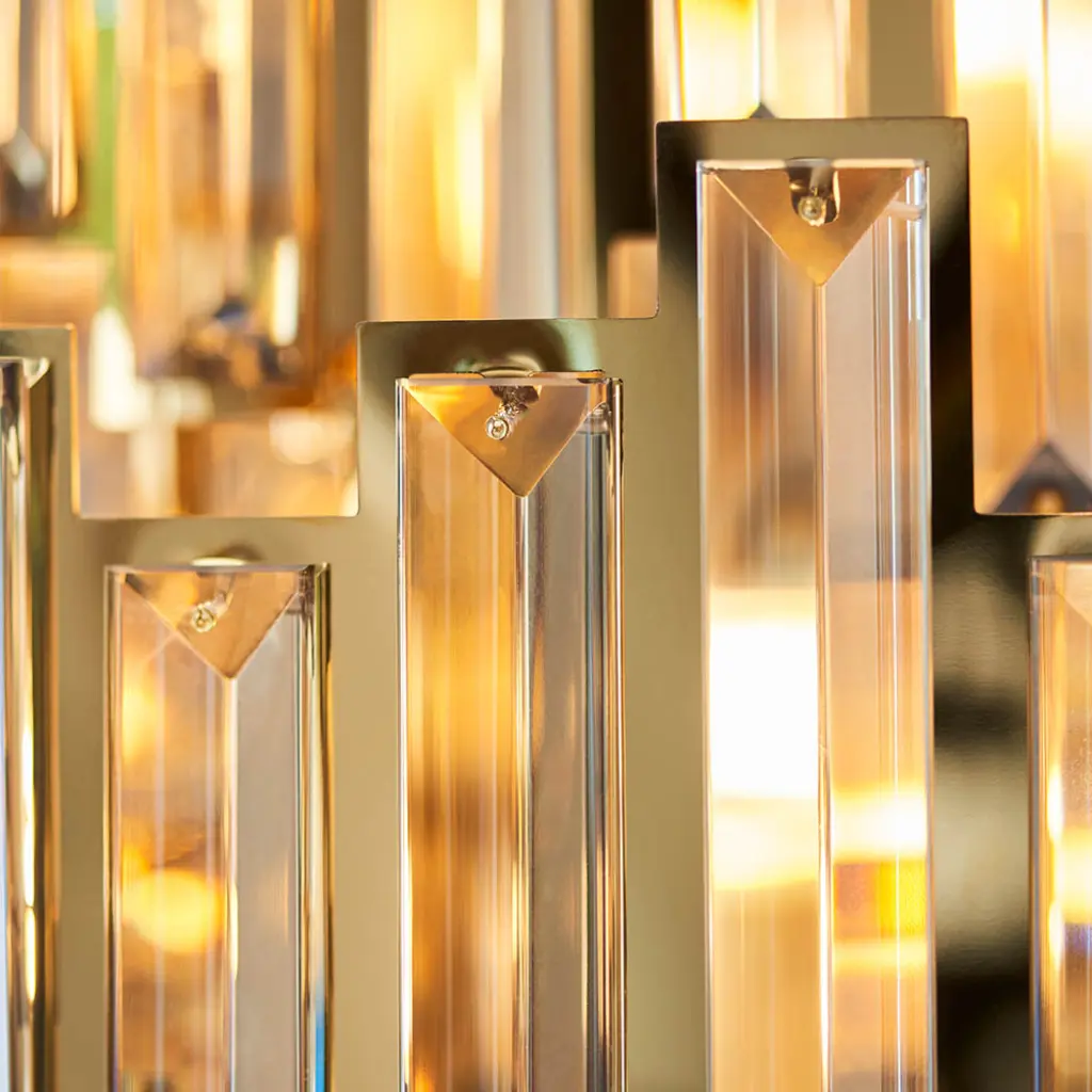 Viviana 15 Light Gold & Champagne Chandelier