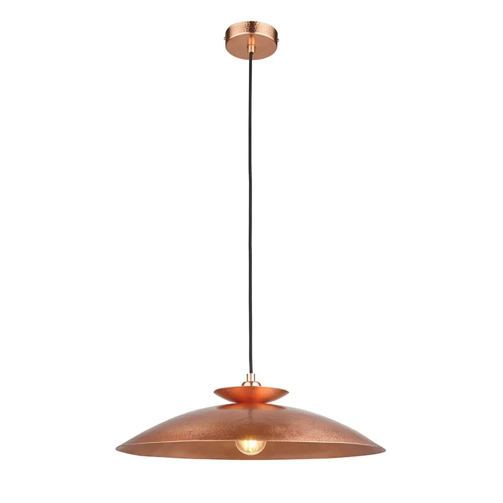 Craft Copper Hammered Pendant