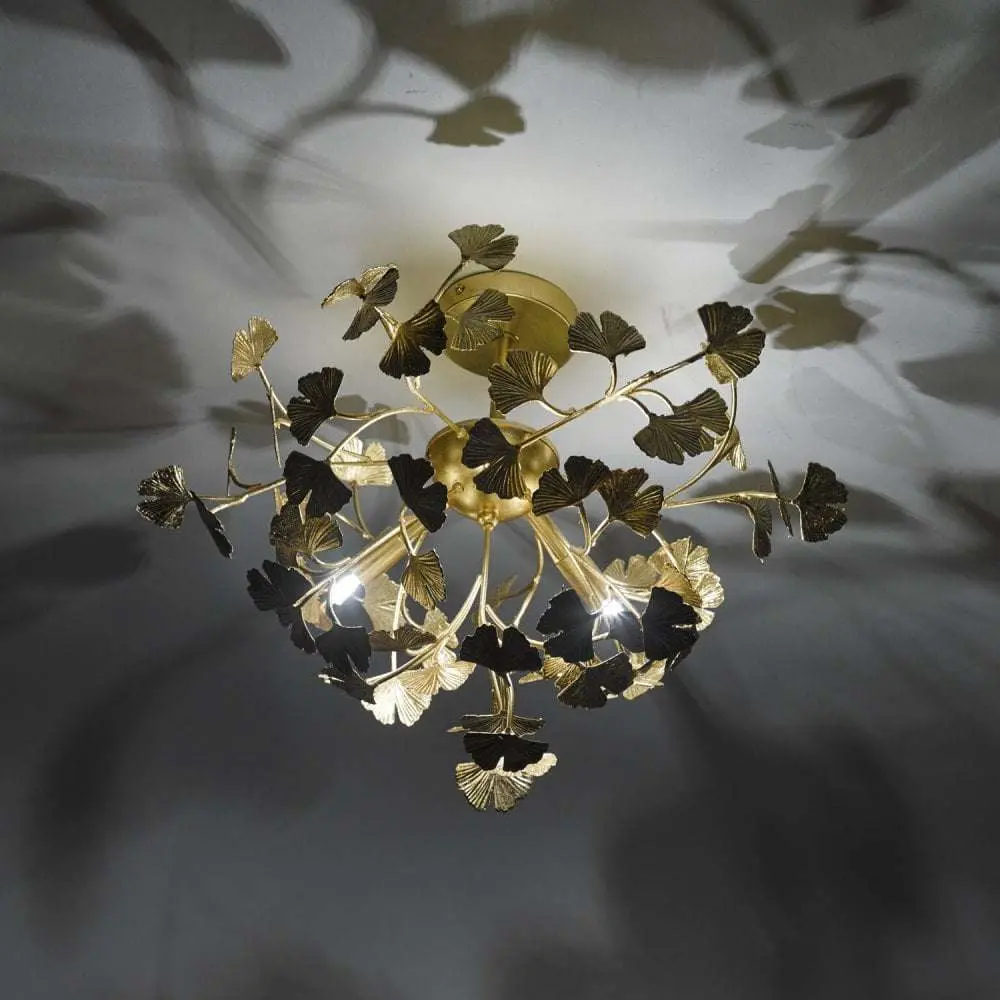 Yadira 4lt Semi Flush Gold Effect