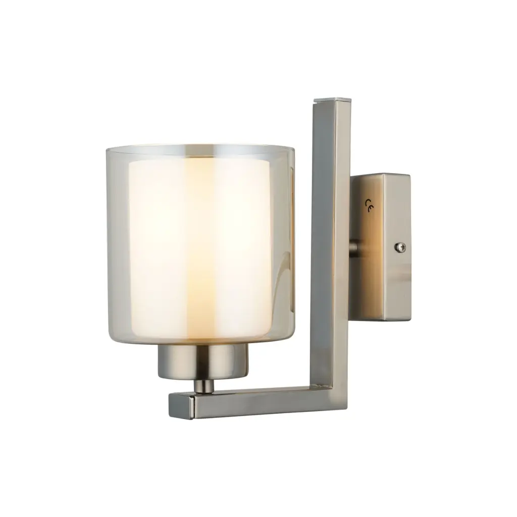 Yara Single Satin Chrome Wall Light