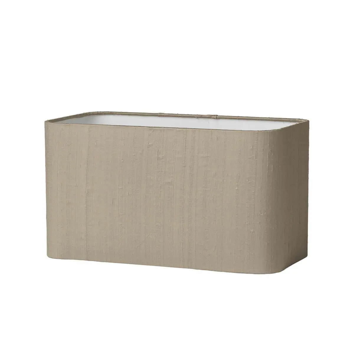 Zoffany 30CM Rounded Rectangle 100% Silk Shade with Colour Options